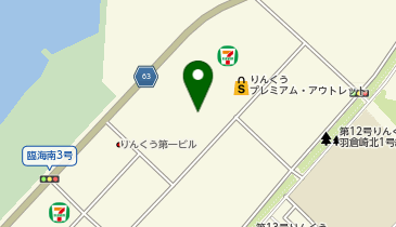 本間ゴルフりんくうプレミアム・アウトレット店の地図画像