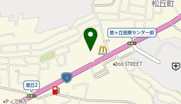 つるやゴルフ枚方店の地図画像