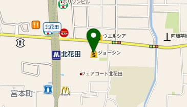 ジョーシンアウトレット北花田店の地図画像