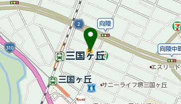 湯川家具堺本店の地図画像