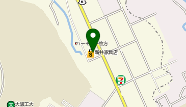 新井家具本館の地図画像