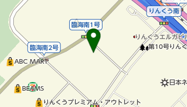 ニトリりんくう店の地図画像