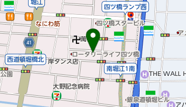 unico堀江店の地図画像