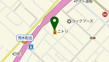 ニトリ岸和田店の地図画像