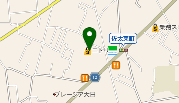 ニトリ守口大日店の地図画像