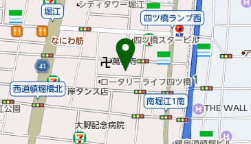 The ONOE FURNITURE堀江本店の地図画像