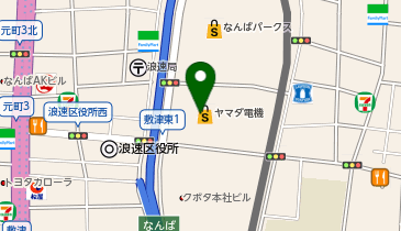 IDC OTSUKA LABI1LIFE SELECTなんばの地図画像