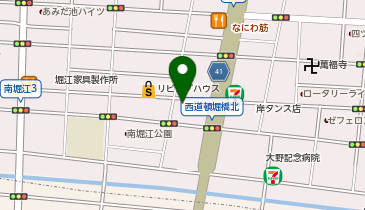 KARE堀江店の地図画像