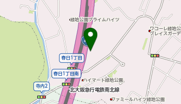 ニトリ緑地公園店の地図画像