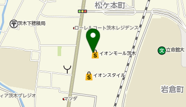 LOWYAイオンモール茨木店の地図画像
