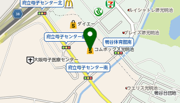 赤やコムボックス光明池店の地図画像