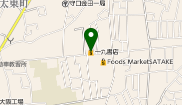 (有)一九書店の地図画像