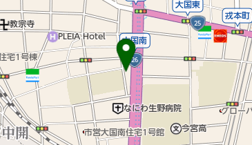 梁川書店の地図画像