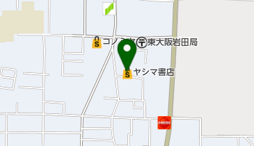 ヤシマ書店の地図画像