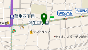 今福ブックスの地図画像