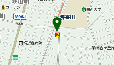 堀野赤心館の地図画像