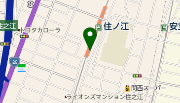 (株)水嶋書房住之江店の地図画像