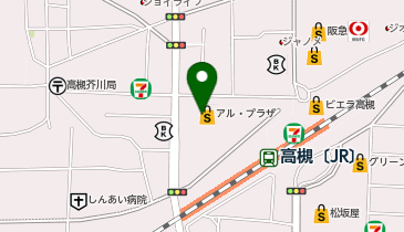 (株)大垣書店高槻店の地図画像