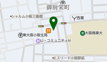 未来屋書店小阪店の地図画像