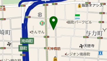 天牛書店天神橋店の地図画像