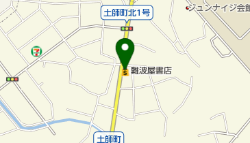 難波屋書店土師店の地図画像