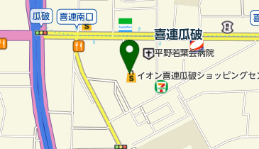 未来屋書店喜連瓜破店の地図画像