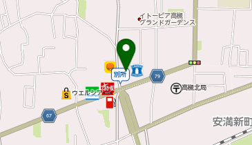 ブックオフ高槻別所店の地図画像
