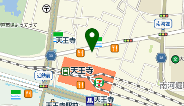 ブックオフ天王寺駅前店の地図画像