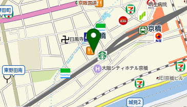 ブックオフ京阪京橋店の地図画像