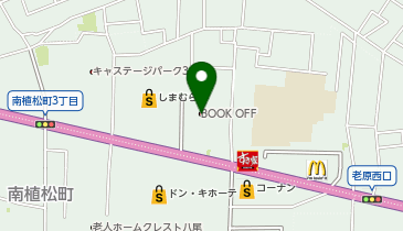 ブックオフSUPER BAZAAR25号八尾永畑店の地図画像
