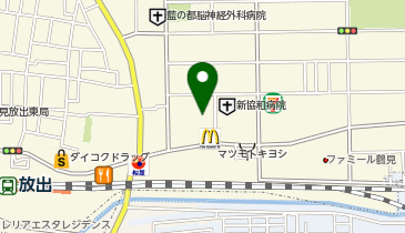 ダイソーコノミヤ放出店の地図画像