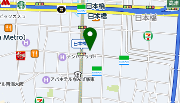 ダイソー黒門市場店の地図画像