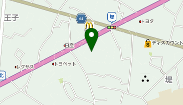 ダイソー貝塚南店の地図画像