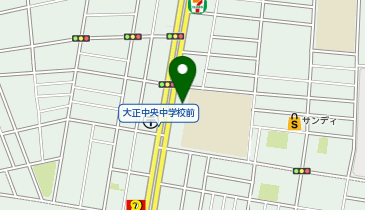 ダイソー大阪大正通店の地図画像