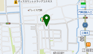 ダイソーかどま脇田店の地図画像