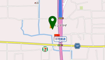 ダイソーサンプラザ三宅店の地図画像