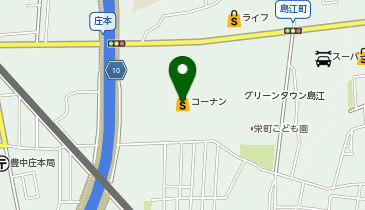 ダイソーコーナン豊中島江店の地図画像