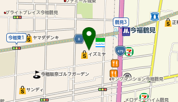 ダイソー今福店の地図画像