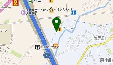 ダイソー大日ベアーズ店の地図画像