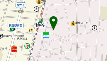 ダイソー桃谷駅前店の地図画像