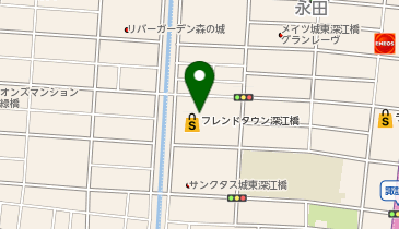 ダイソーフレンドタウン深江橋店の地図画像