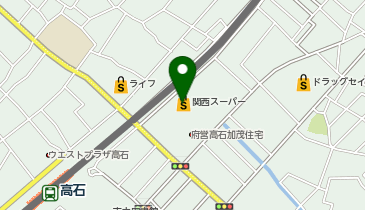 ダイソー関西スーパー高石駅前店の地図画像