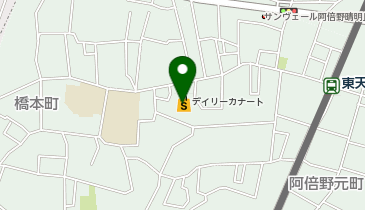 ダイソーデイリーカナート晴明通店の地図画像