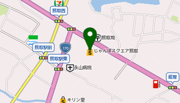 Seriaじゃんぼスクエア熊取店の地図画像