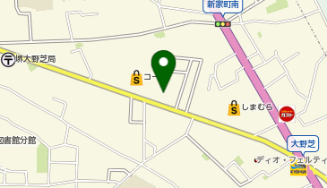 ダイソーコープ大野芝店の地図画像