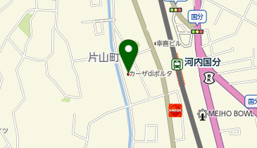 ダイソー河内国分店の地図画像