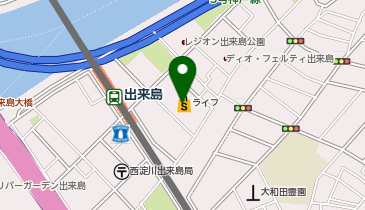 ダイソーライフ出来島店の地図画像