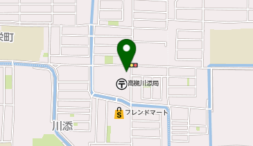 FLET&rsquo;S高槻川添店の地図画像