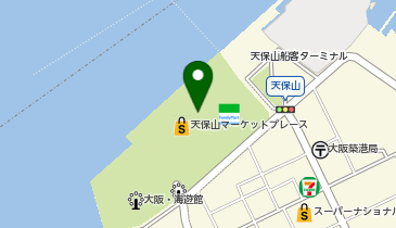 ダイソー天保山マーケットプレース店の地図画像