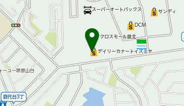 東京靴流通センターアクロスモール泉北店の地図画像